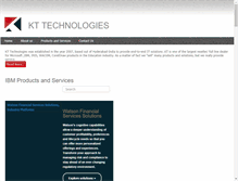 Tablet Screenshot of kttechno.com